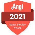 angi super service award logo for 2021