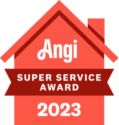 Angi 2022 Super Service Award seal
