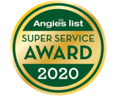 2020 Angie's List Super Service Award seal