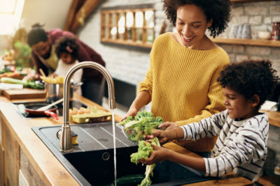 Family enjoying the benefits of water systems in Mesa Arizona