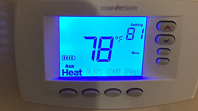 aux heat thermostat