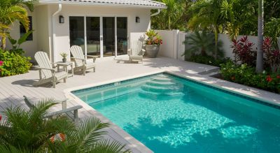Fort Lauderdale backyard with pool