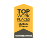 Houston Chronicle: Muliple year winner Top Work Places: