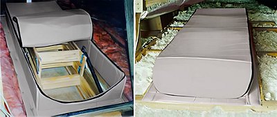 Baker Brothers Attic Tent Installation Dallas
