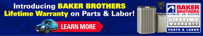 Baker Brothers HVAC Lifetime Warranty