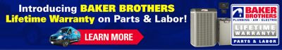 Baker Brothers HVAC Lifetime Warranty