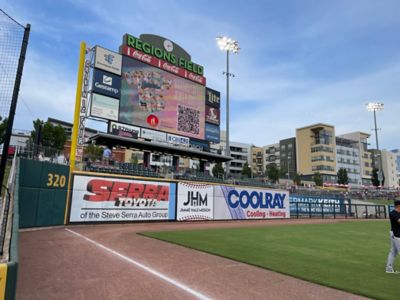 Coolray signage at Regions Field