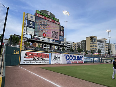 Coolray signage at Regions Field