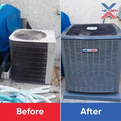 Before & After: New AC Unit