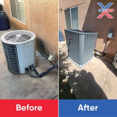 Before & After: Replacing an AC Unit