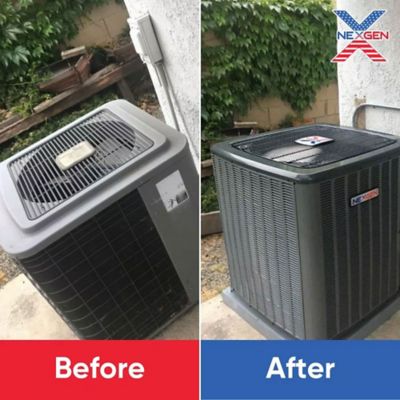 Before & After: Replacing the AC Unit