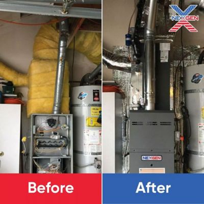 Before & After: Furnace Replacement