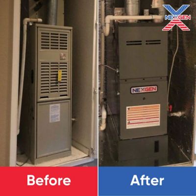 Before & After: New Furnace Replacement