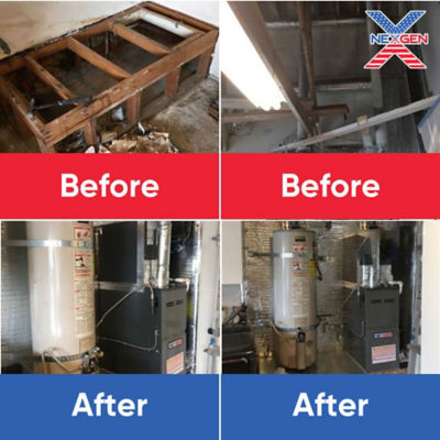 Before & After: New Water heater