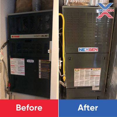 Before & After: Furnace Replacement