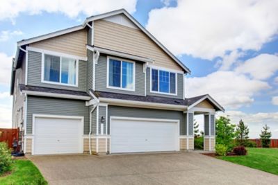 A house in a suburban neighborhood.