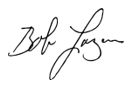 Bob Logan, Plumline President signature
