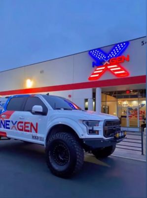 NexGen Truck outside NexGen Building