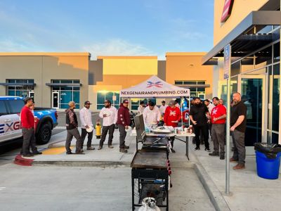 NexGen Employees standing outside