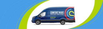 Comfort Wave Cooling, Heating, Plumbing, Electrical van