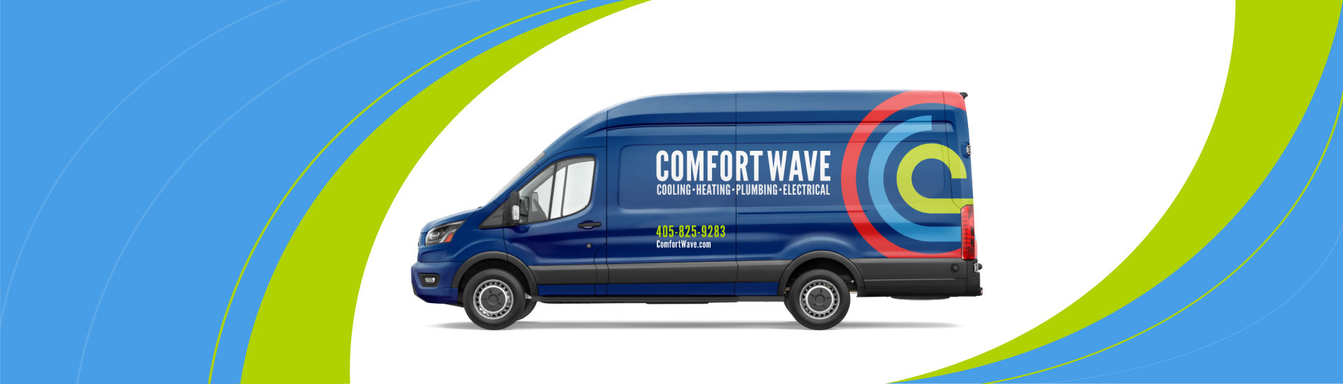 Comfort Wave Cooling, Heating, Plumbing, Electrical van