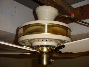 Ceiling fan installation