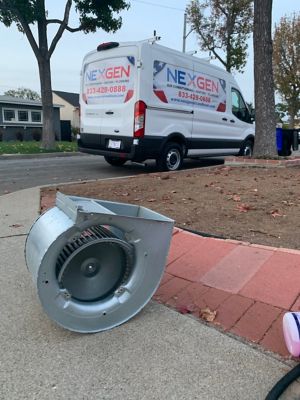 NexGen van behind AC fan part