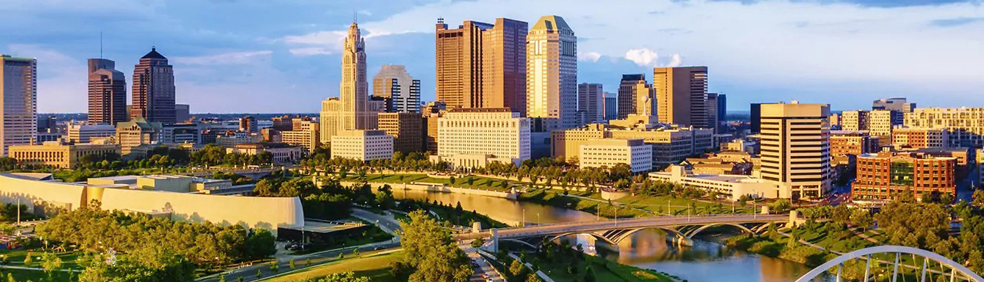 City view of Columbus, Ohio