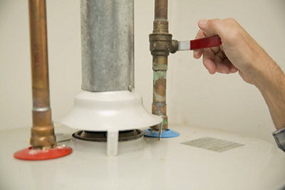 Hand pulling cold water pipe lever