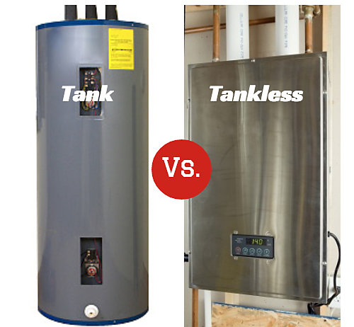 a tankless water heater vs tankless water heater