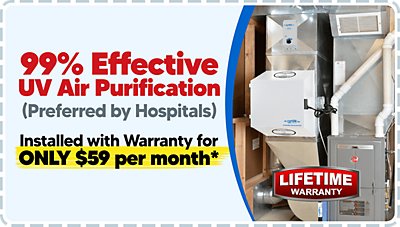 99% Effective UV Air Purification