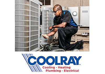 Coolray tech repairing an HVAC unit in Goodlesttsville