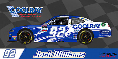 Coolray number 92 car banner
