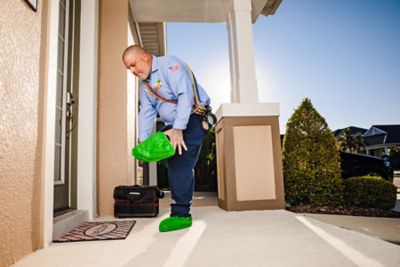 Coolray Technician Entering the house