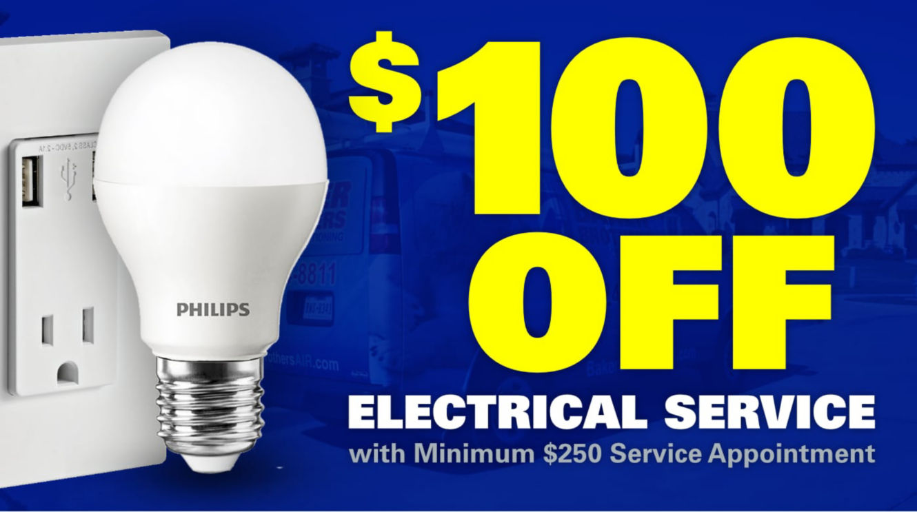 100 off electrical service