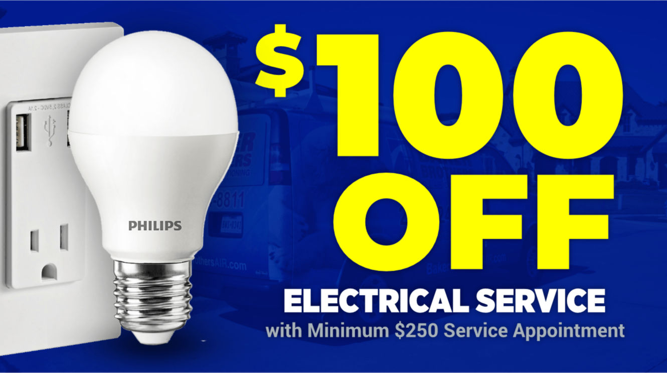 100 off electrical service