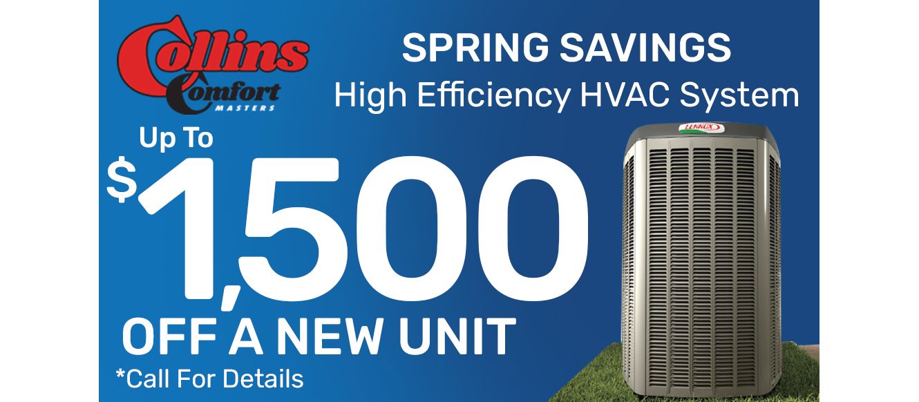 Up to $1,500 Off a new high-efficiency AC & Heating System