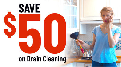 Drain Cleaning - 50 off