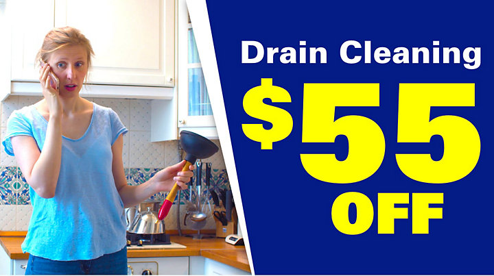 Drain Cleaning - 55 off