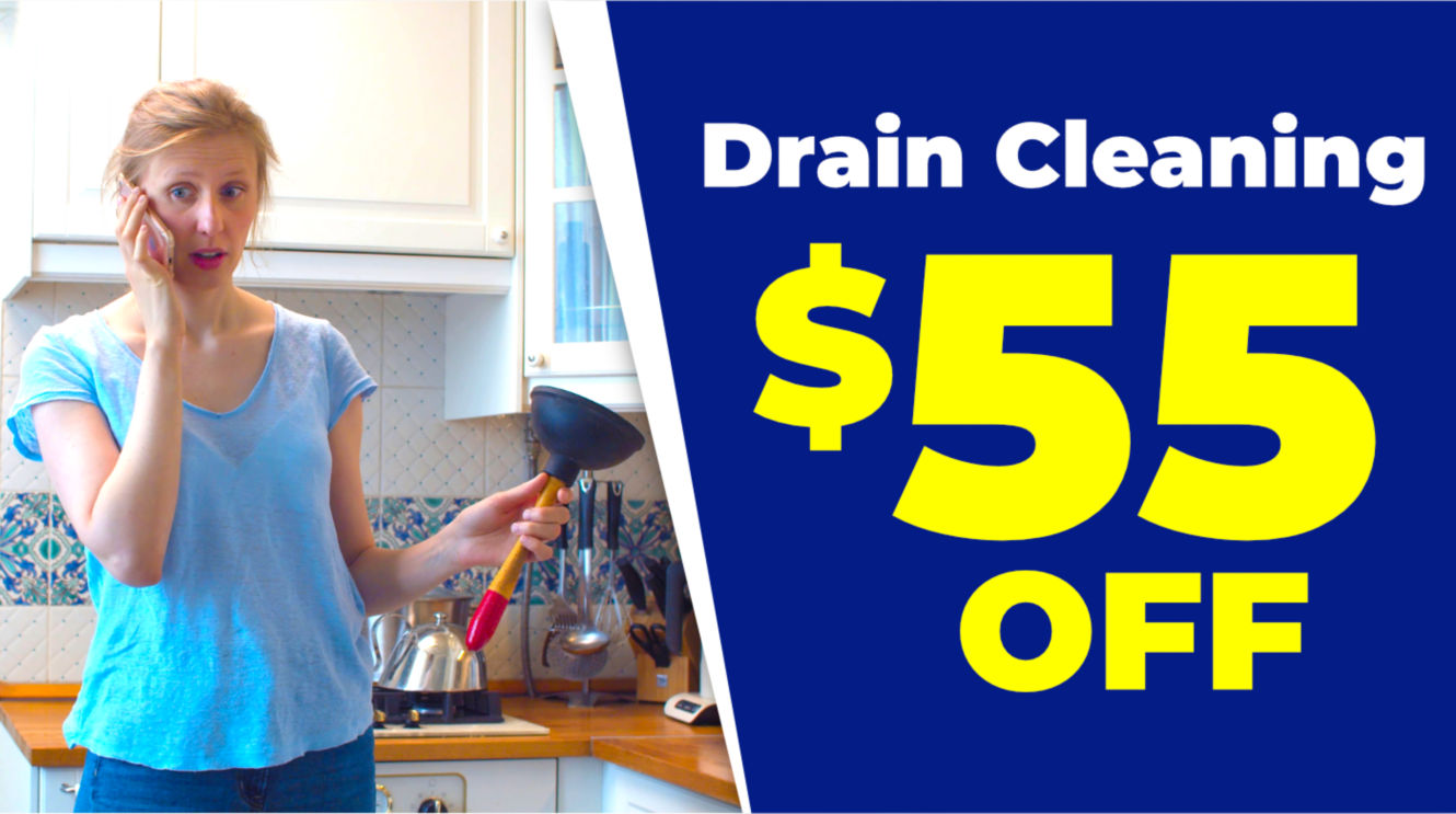 Drain Cleaning - 55 off