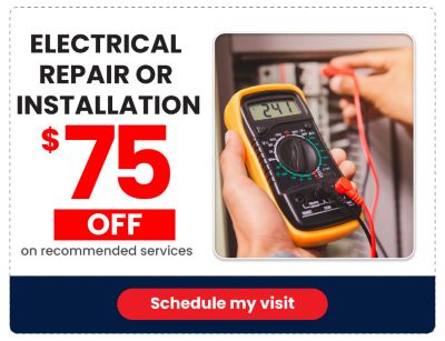 $75 Off Electrical Repair or Installation