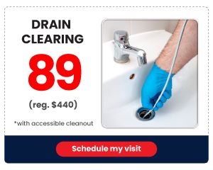 $89 Drain Clearing