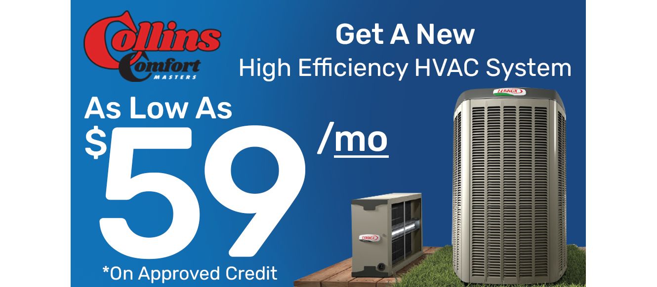 Get a New AC System Installed for as low as $59/month