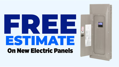 Free estimate on new electric panels