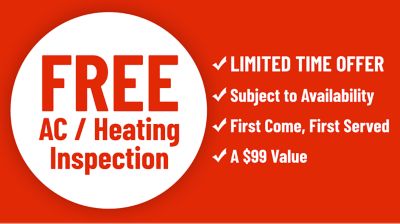 FREE HVAC Inspection - Limited Time Offer