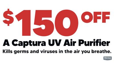 $150 OFF Captura Air Filter