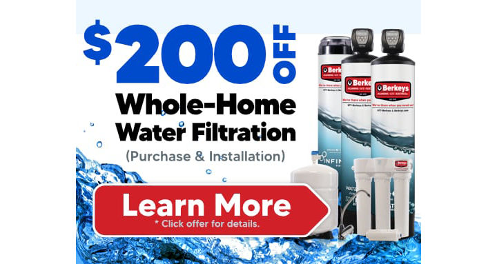 $200 OFF Whole-Home Water Filtration