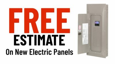 Free estimate on new electric panels