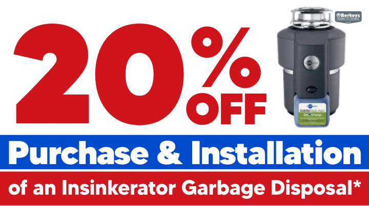 20% OFF Insinkerator Garbage Disposal