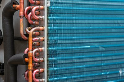 heat exchanger from an HVAC system